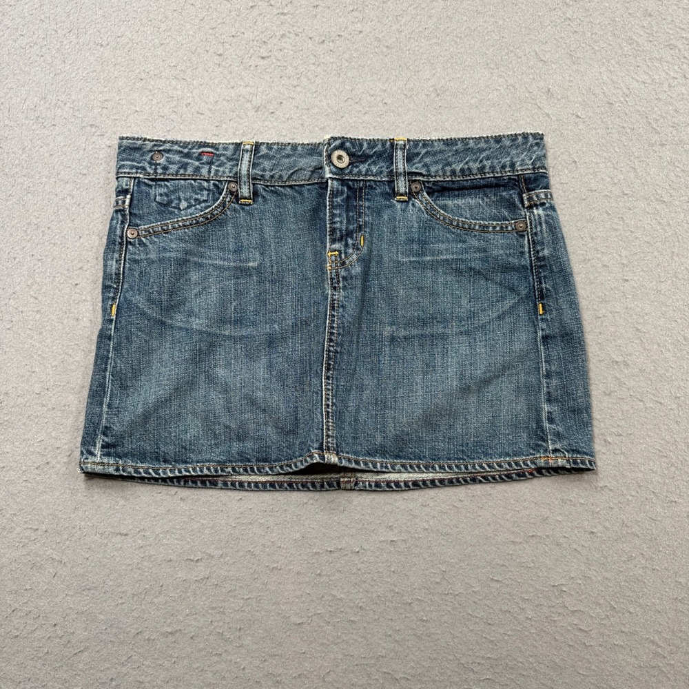 Gap 1969 Denim Mini Skirt Women's 4 Blue Medium Wash Cotton Classic Summer Retro